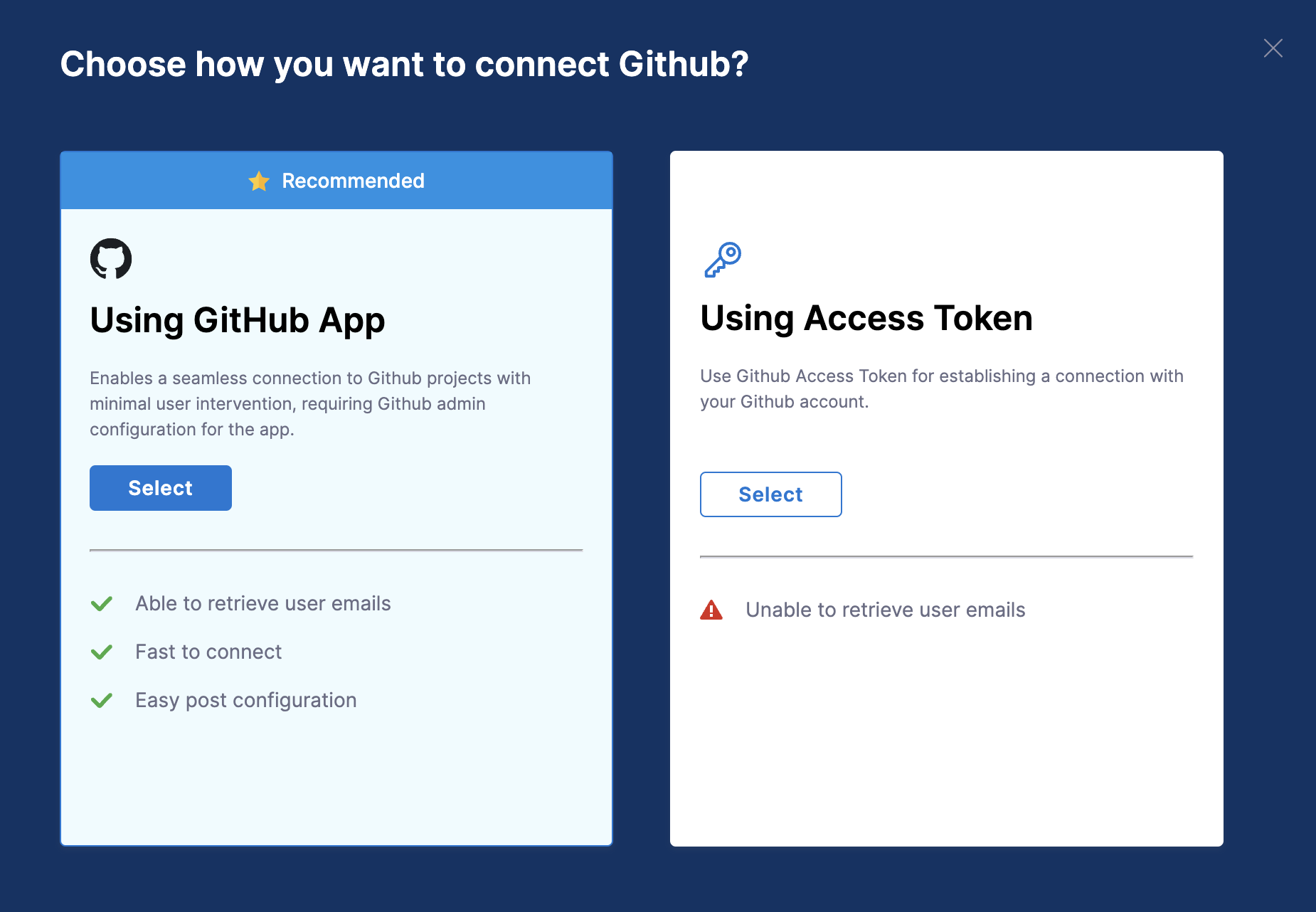 GitHub Integration Type